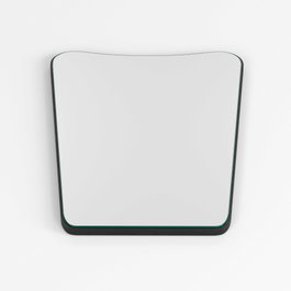 Hanah Home Bella Donna Espejo de Metal Negro